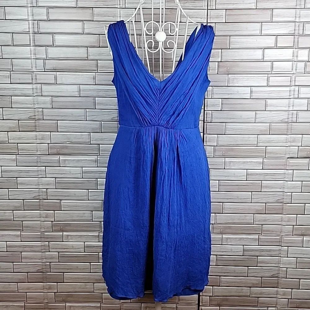 J.Crew silk midi dress Size 4P